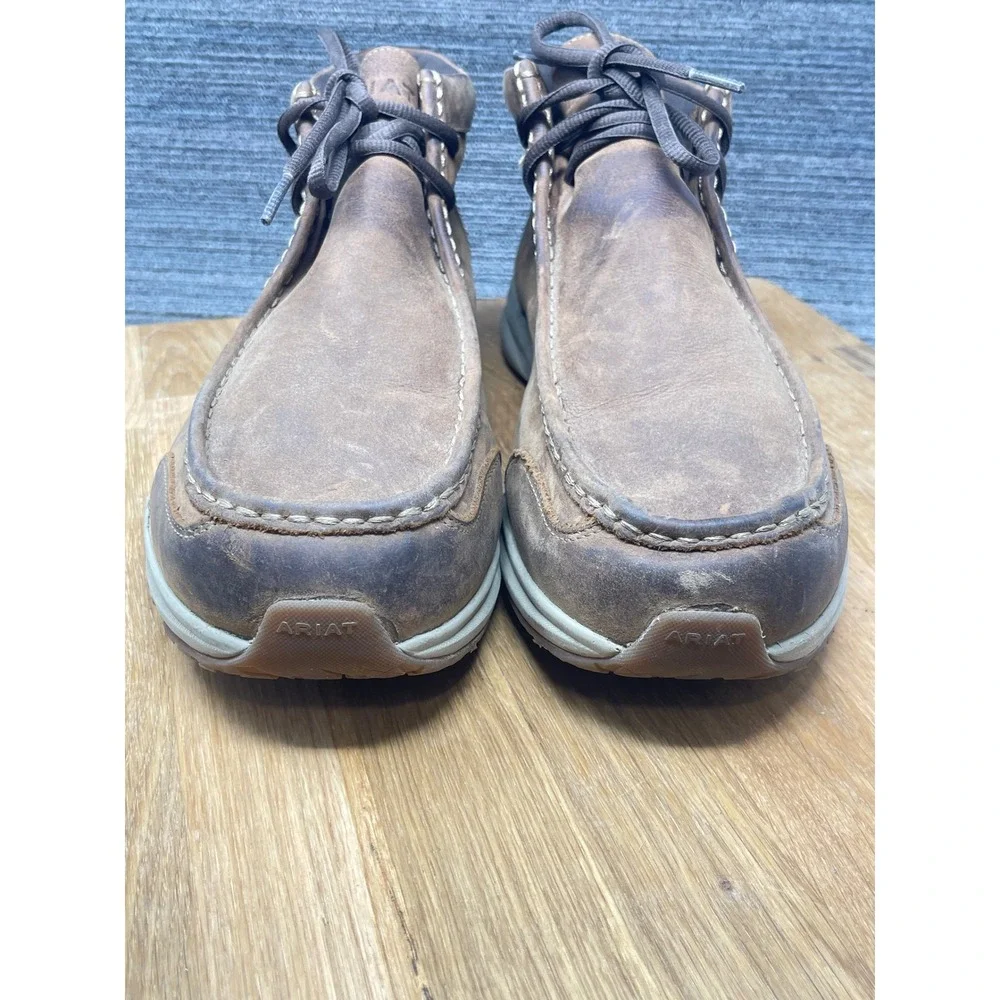Ariat Spitfire Chukka Boots Mens 13D Brown Leather Waterproof Moc Toe‎ 10038479